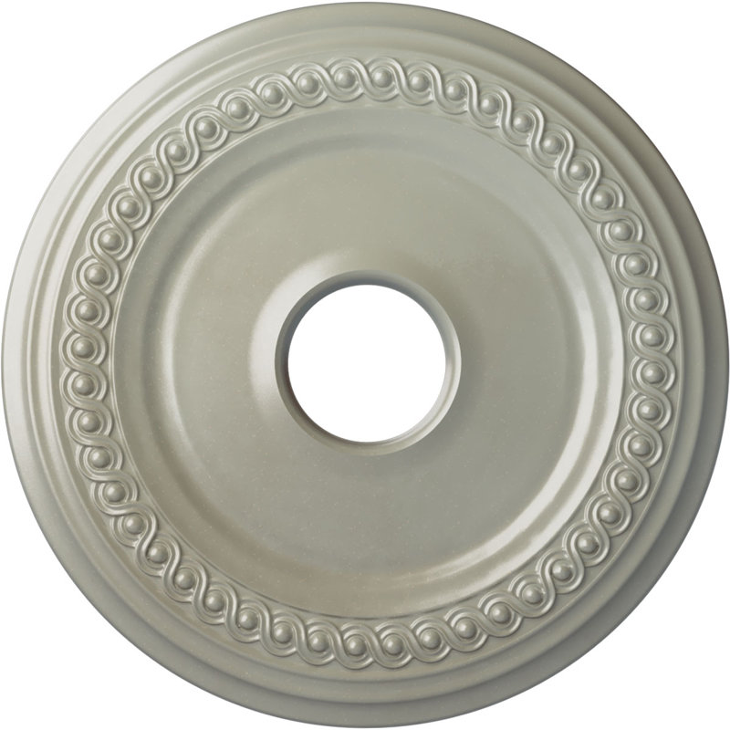 Médaillon de plafond classique H 18 5/8 po x l 18 5/8 po x P 1 1/8 po, Cuivre Flash