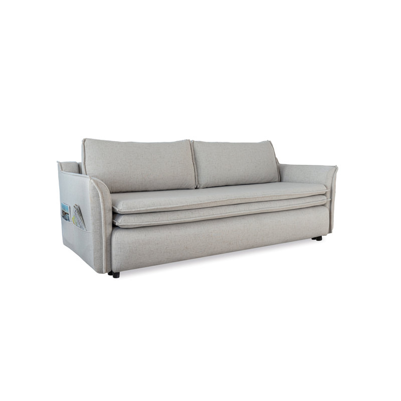 Charming Charlie 3 Seater Sofa Bed, Beige