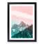 Cloud Stripe over the Mountains in Abstract - Picture Frame Graphic Art Print-55680718-55680717