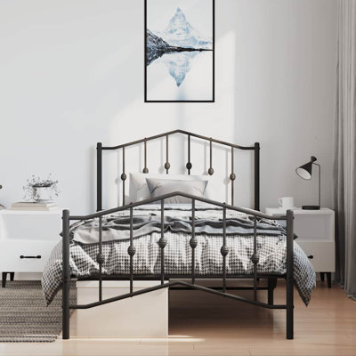 Chuang Metal Bed Frame, Sturdy Steel, No Mattress