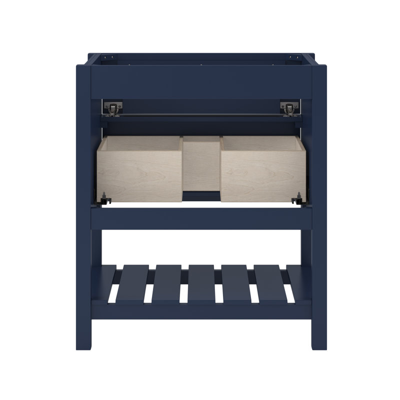 Lawson 30-Inch Aegean Blue Freestanding Bathroom Vanity Base Cabinet