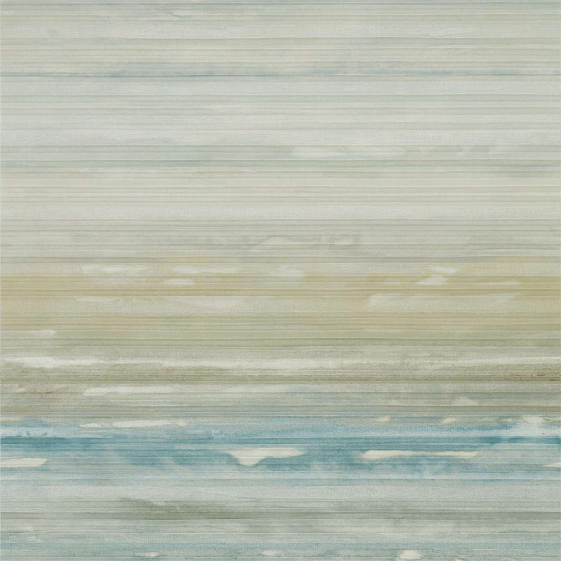 Elements Wallpaper, Stone/Teal