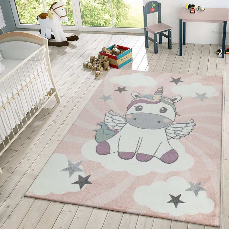 Tapis rose Rockridge, Rectangle 3 pi 11 po x 5 pi 7 po