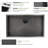 32" L x 19" W Undermount Single Bowl Stainless Steel Kitchen Sink-126562268