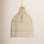 Semele Single Light Rattan Dimmable Pendant