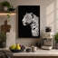 Leopard Profile Modern - Wrapped Canvas-2055017154-2055017160