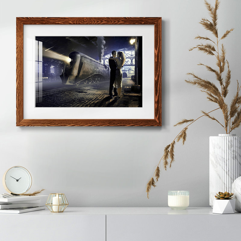" Train Depot ", Maple, 18" H x 26" W