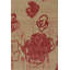 Distressed Homage Hand Knotted Wool Animal Print Area Rug-520654190