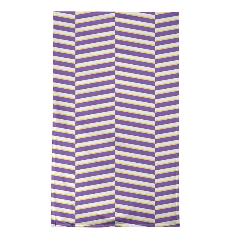 Jaya Tea Towel Kitchen Towel, Purple/White, Cotton Twill