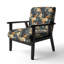 Daschund Dog I - Fauteuil d'appoint rembourré décontracté