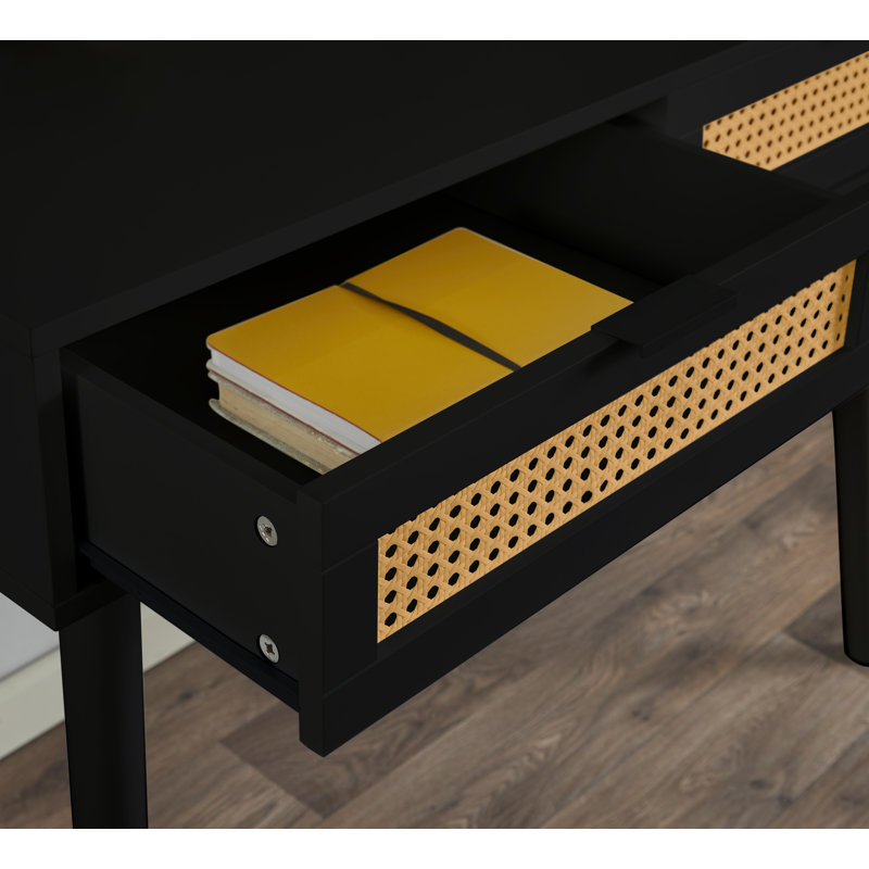 Pocatello 100cm Console Table, Black/Gold