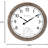Patio Time Indoor/Outdoor Wall Clock with Thermometer, C4879
