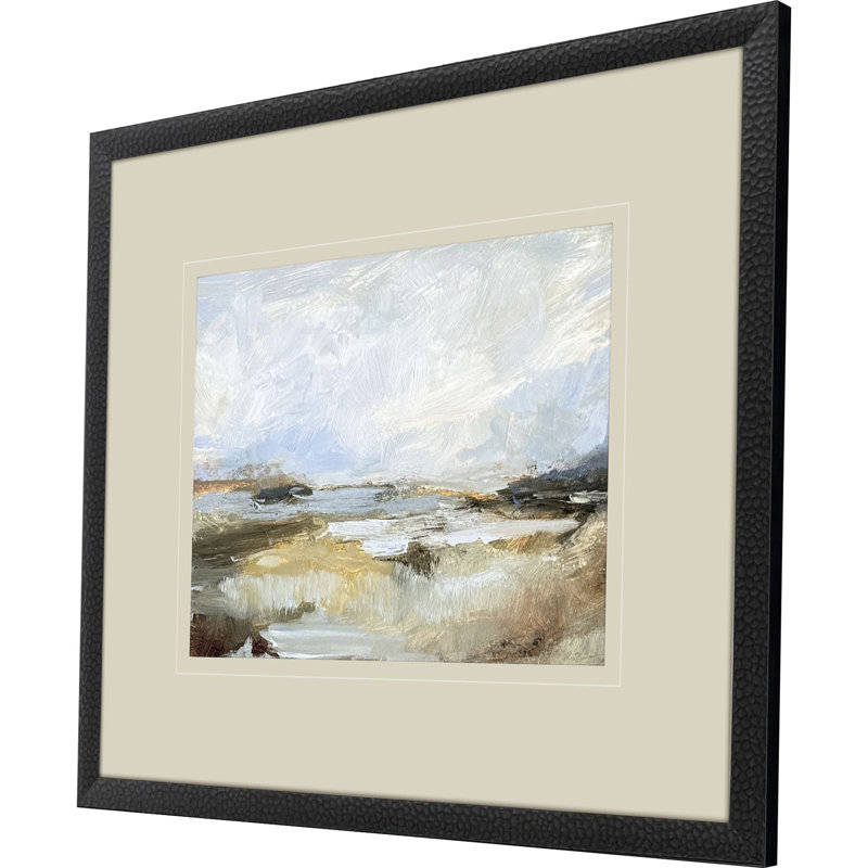Smudged Coastline II Print by Barnes Paragon