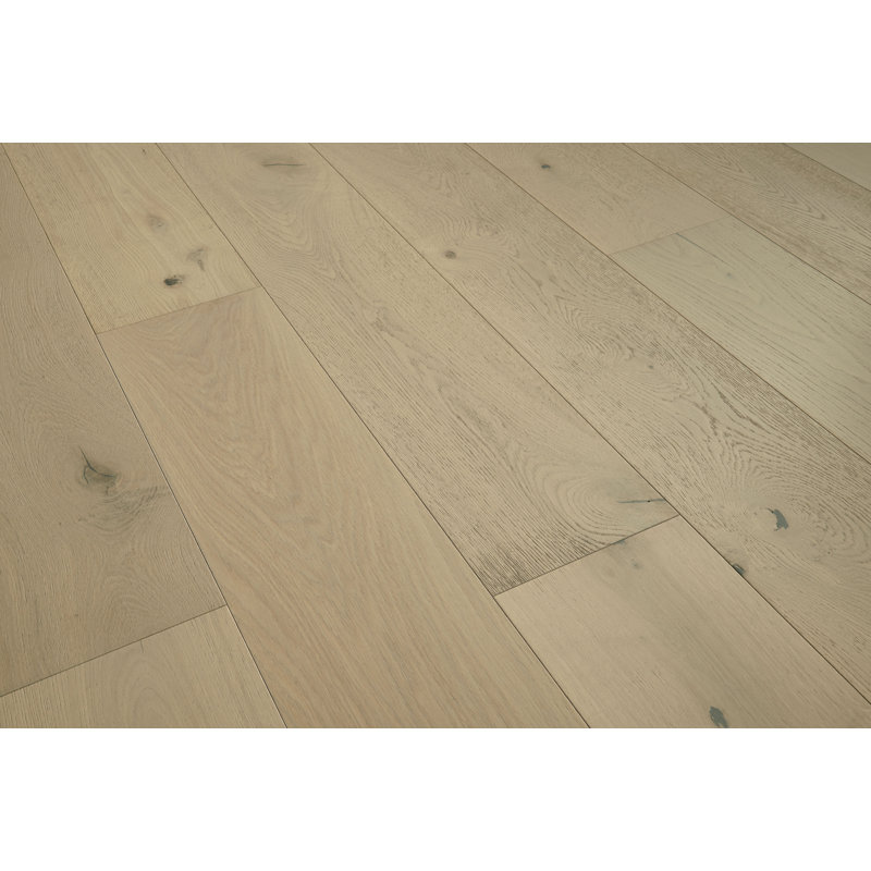 Plancher de bois franc d'ingénierie de 0,56 po x 9 po morceau de platine morceau de nature, Léger