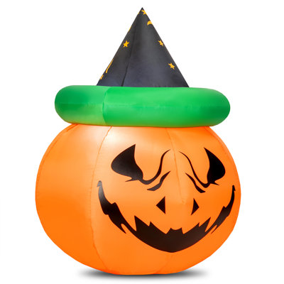 Décoration gonflable citrouille d'Halloween