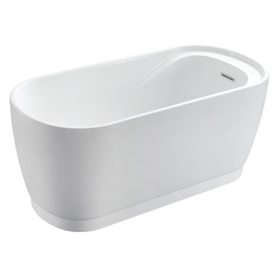 Baignoire de trempage autoportante en acrylique 51 po x 29 po Aqua Eden