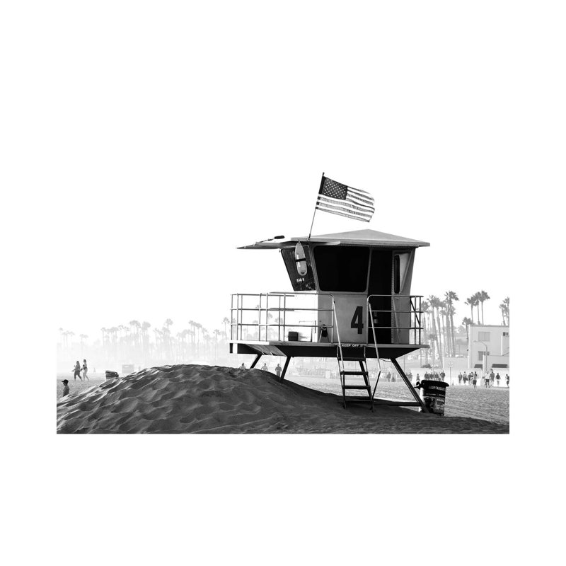 California Beach by Philippe Hugonnard - Wrapped Canvas Print, 30.48 cm H x 45.72 cm W