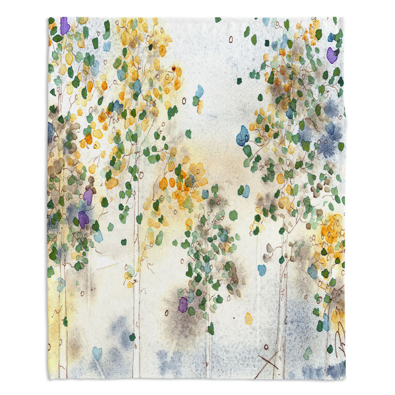 Hand Woven Throw Blanket, 51" x 60"