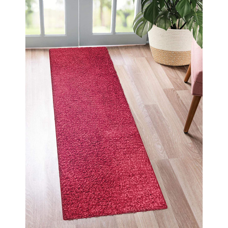 Tapis pour porte d'entrée antidérapant Ceeva, Rose
