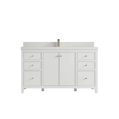 Chicago 60'' Single Bathroom Vanity with Top