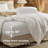  Bedsure 100% Cotton Duvet Cover Queen Size with Fitted Sheet - Waffle Weave Bedding Set （Set of 4）-120539054-120677488