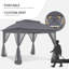 Patte escamotable pour patio 11 pi L 11 pi. X P 11 pi. D Acier-98326307