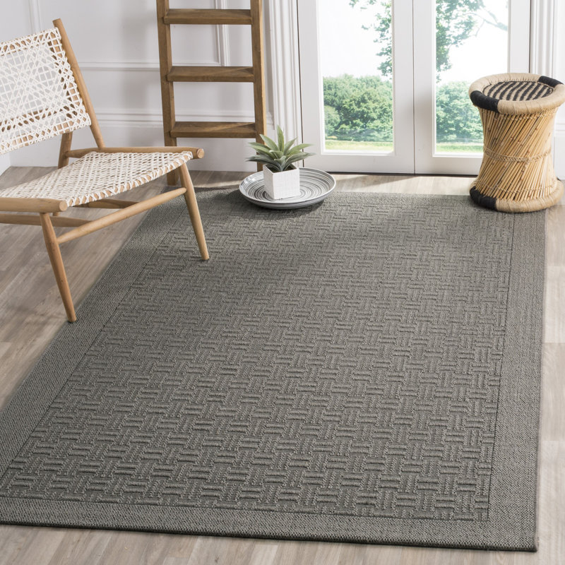Amundson Palm Beach Jacquard Weave Sisal & Jute Geometric Rug, Rectangle 8' x 10'