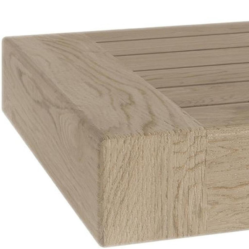 Teak Solid Wood Floating Shelf