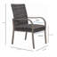 Chaise d'extérieur 2 pièces