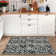 Geometric Machine Washable Rug with Rubber Backing for Living Room Moroccan Non-Slip Dining Room Rug Easy-Cleaning Floor Carpet for Bedroom Office Playroom