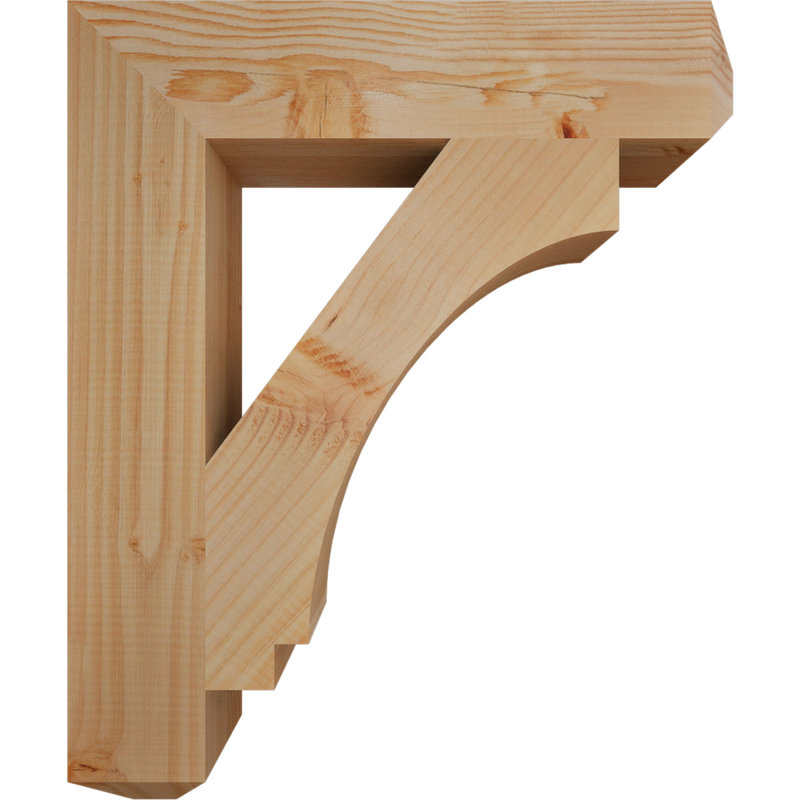 Support l 3 1/2 po x P 20 po x H 24 po Imperial Craftsman, H 20 po x l 3,5 po x P 24 po, Douglas (lisse)