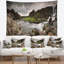 Tapisserie en cascade abstrait oxarafoss-28498306