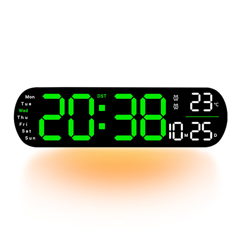 Darielis Wall Clock, Green