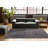 Grey Black Intersecting Lines Area Rug-2109130731
