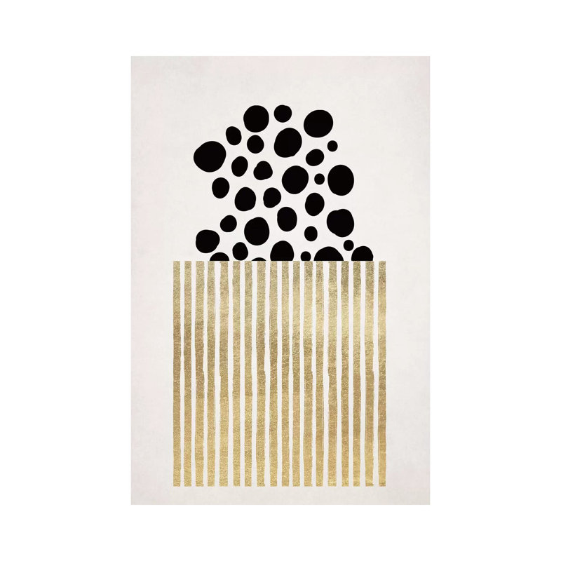 Popcorn by Kubistika - Wrapped Canvas Print, 20.32 cm H x 30.48 cm W