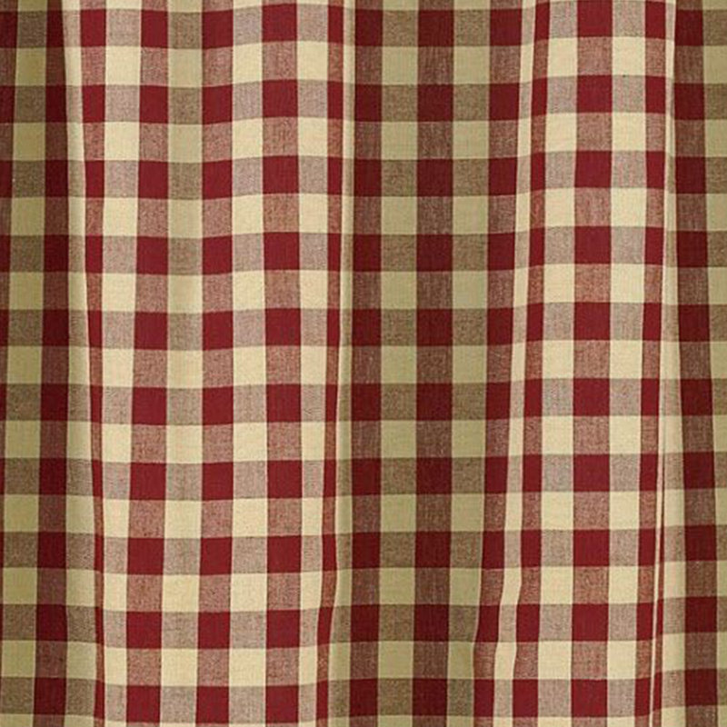 Rangées de fenêtre York, L 72 po x L 24 po, Rouge
