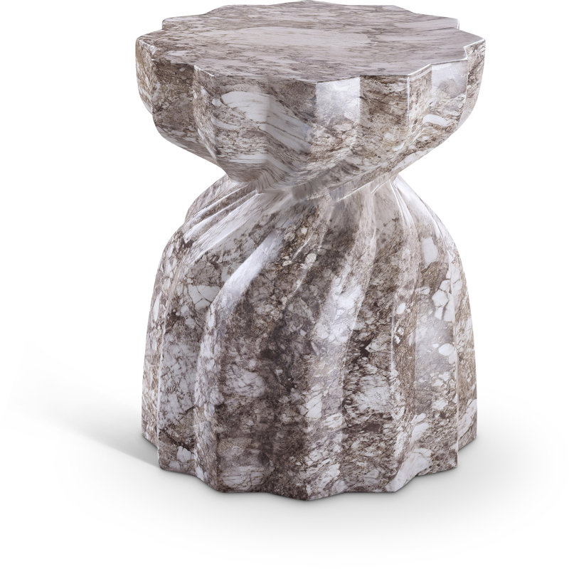 Table de bout Caserta, Brun