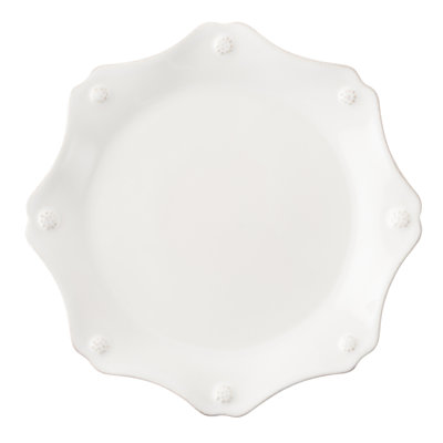 Berry & Thread Scalloped Dessert/Salad Plate