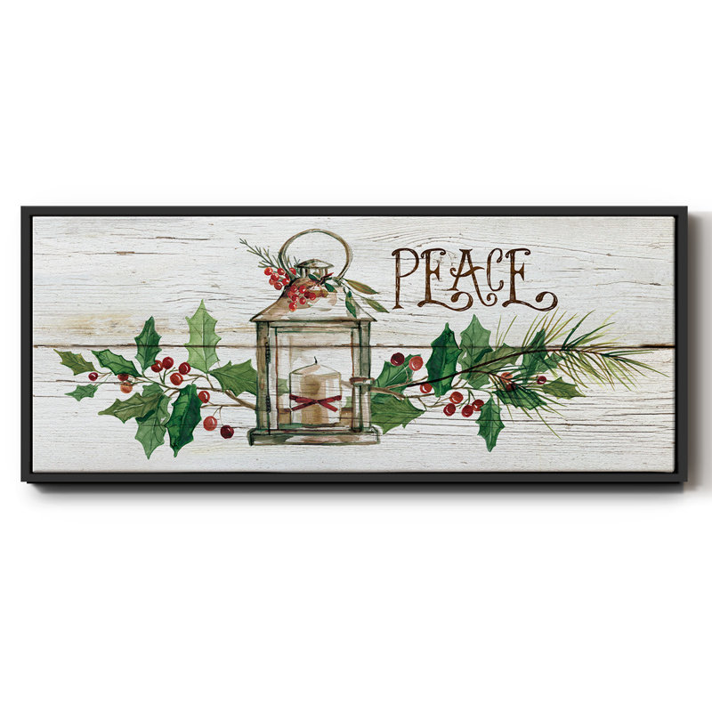 Rustic Peace - toile encadrée, H 20 po x l 50 po
