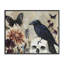 Halloween, corbeau avec papillons, estampe numérique, design par Sara Culpepper-54190143-54190142