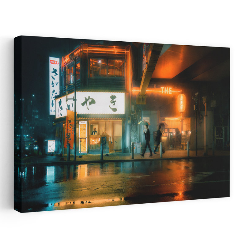 «The Or Umbrella Duel», art mural abstrait contemporain, H 36 po x l 24 po