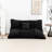 Black Lazy Lounger, Bean Bag, Soft Foam Filler, Removable Cover, Corduroy, Family Gatherings Leisure Venues-163603623