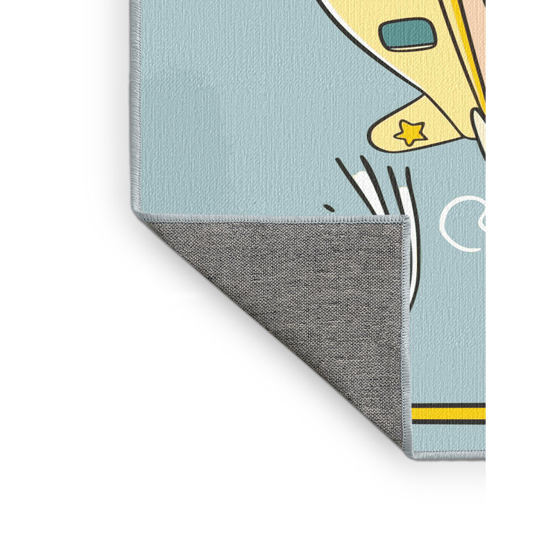 Tapis pour enfants East Urban Home, Rectangle de 5 pi x 8 pi