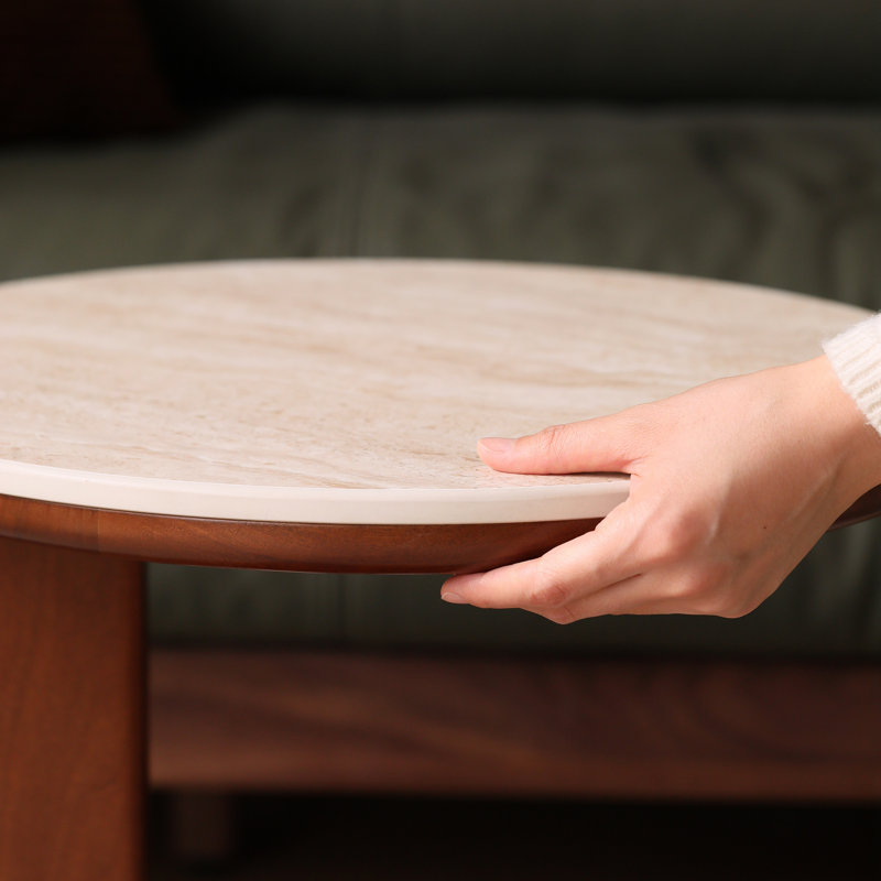 Table basse surélevée Table basse 100% bois de chêne massif avec plateau et plateau de table basse Largeur 100 x profondeur 60 x hauteur 45 cm Bureau d'étude Facile à assembler