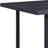 Grey Oak And Black Rectangular Table For Dining Occasions, Sled Base Eating Table,