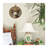 Retro Sheep Round Wall Art Canvas