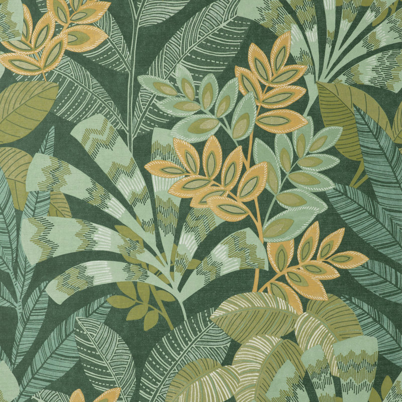 Asha Leaves Wallpaper