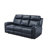 82''Wide Genuine Leather Power Reclining Sofa With Drop Down Table And 2 Cup Holders-1270745029