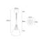 Luminaire suspendu en grappe 7 lumières Havant