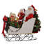 Lighted Sled Santa
